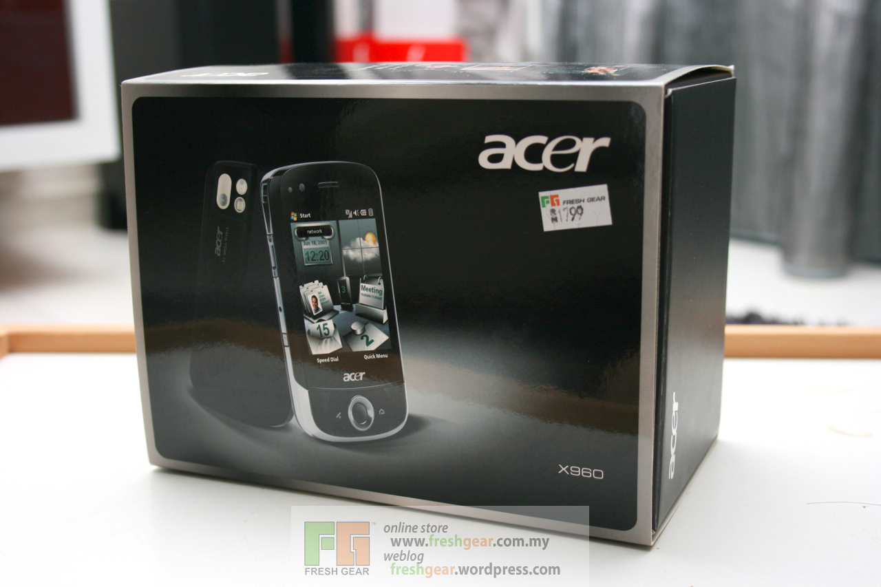 Review  Acer Tempo X960 PDA   Fresh Gear Weblog