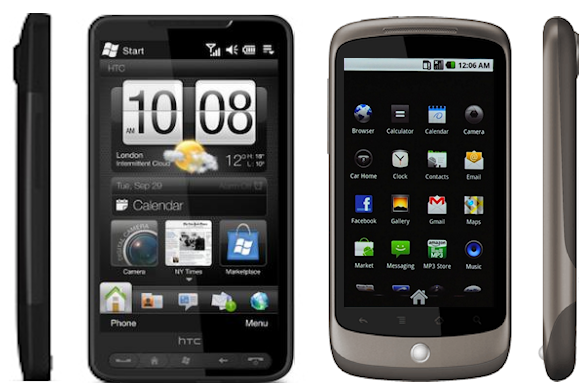 HTC HD2 vs Google Nexus One