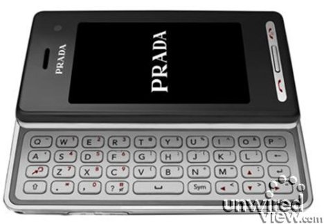 Pre announcement Of LG KF900 Prada II   Ubergizmo