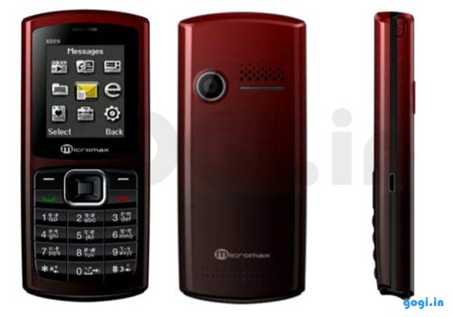 Micromax X233 dual SIM price and features