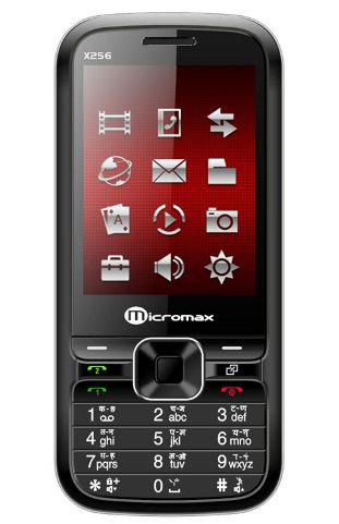 Micromax X256 Black Silver Price in India Online   Features and Review
