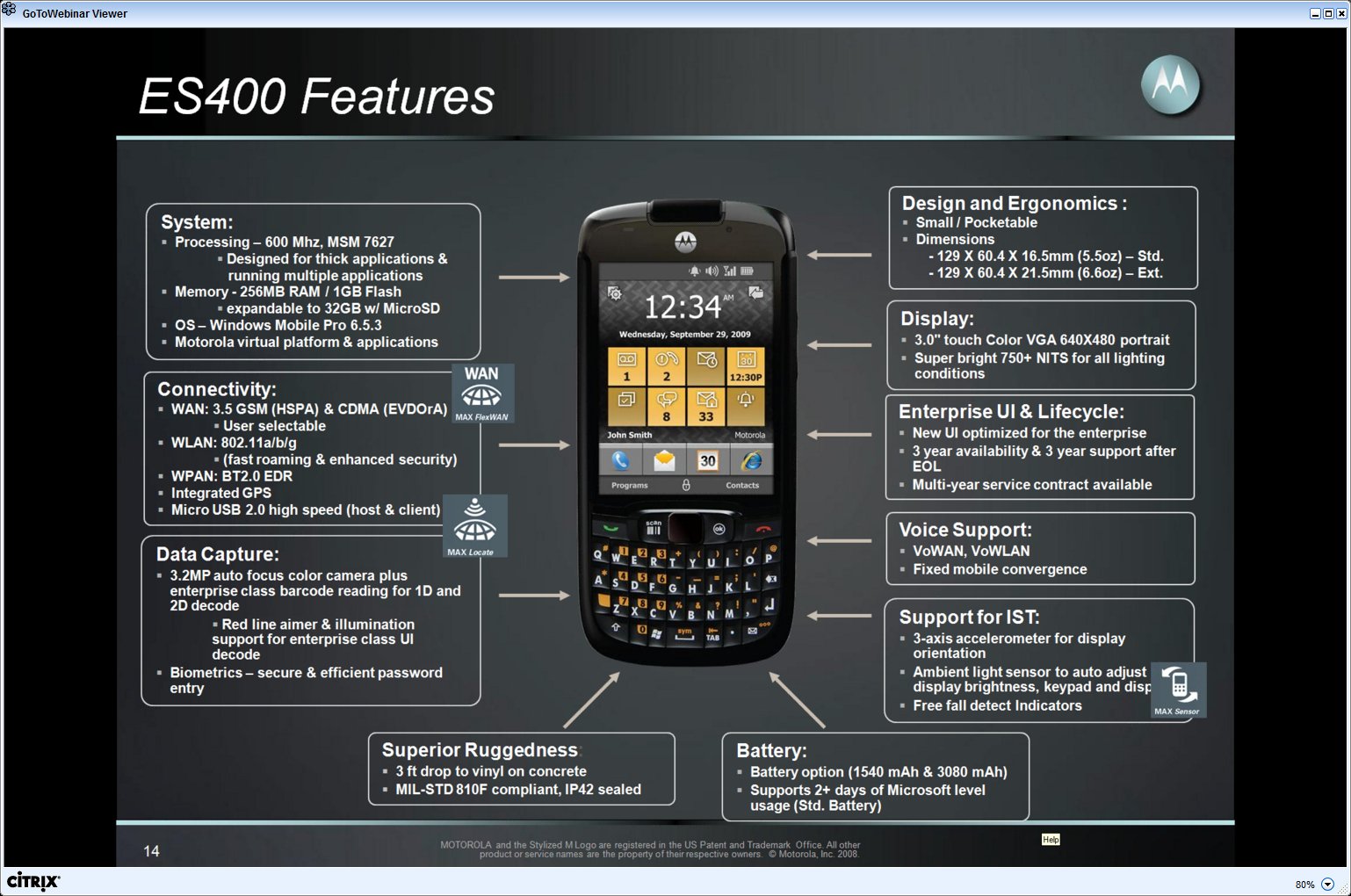 Motorola ES400 Revealed