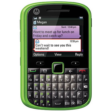 Motorola Grasp WX404 eco friendly QWERTY phone gets official