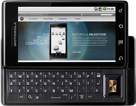 Motorola Milestone phone review   Technophile   Technology