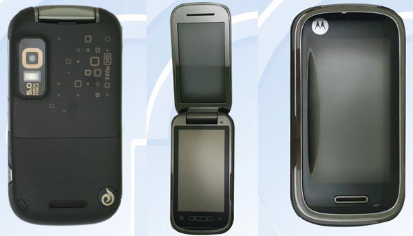 Motorola XT806 Android flip phone strikes a pose on Chinese website
