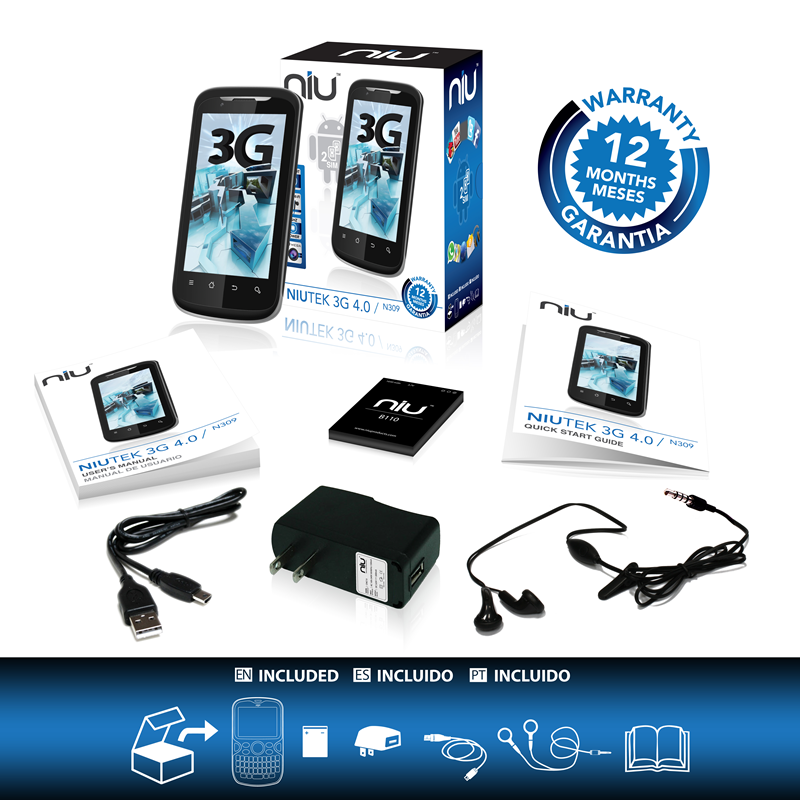 NIU Products   NIUTek 3G 4 0 N309