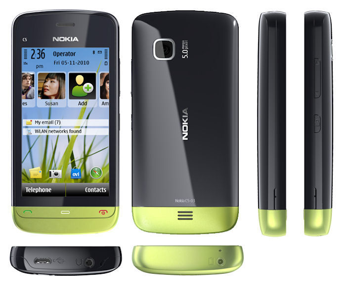 Nokia C5 03   affordable smartphone with two tone design