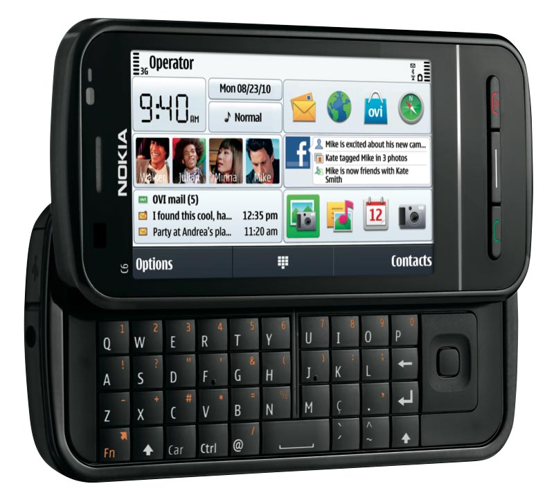Amazon com  Nokia C6 Unlocked GSM Phone with Easy E mail Setup