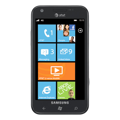 Focus S Windows Smartphone from ATT   AMOLED Touchscreen Display