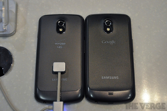Verizons Samsung Galaxy Nexus i515 on display in New York