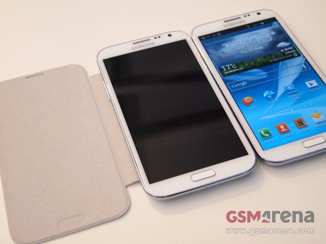 Here is what the Samsung Galaxy Note II N7100 flip case looks like