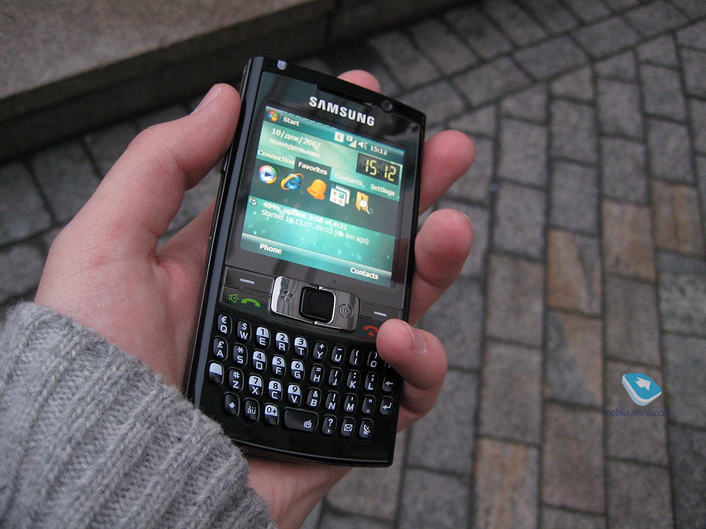 Mobile Review Reviews the Samsung i780   Mobility Site