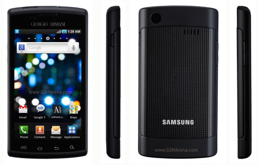 Samsung I9010 Galaxy S Giorgio Armani available next month for 700 EUR