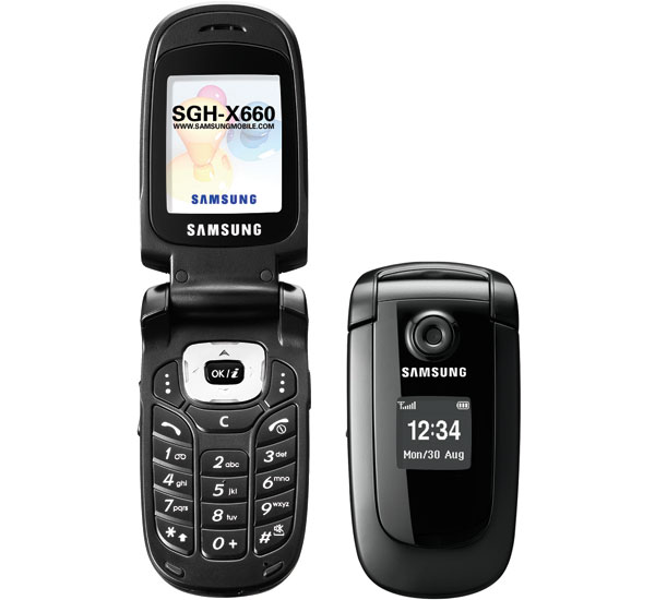 Samsung X660 phone photo gallery  official photos