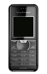 Sony Ericsson K205 Specifications