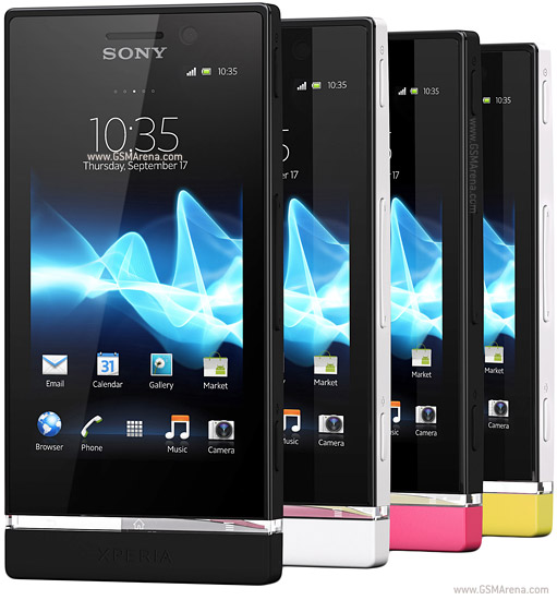 Sony Xperia U pictures  official photos