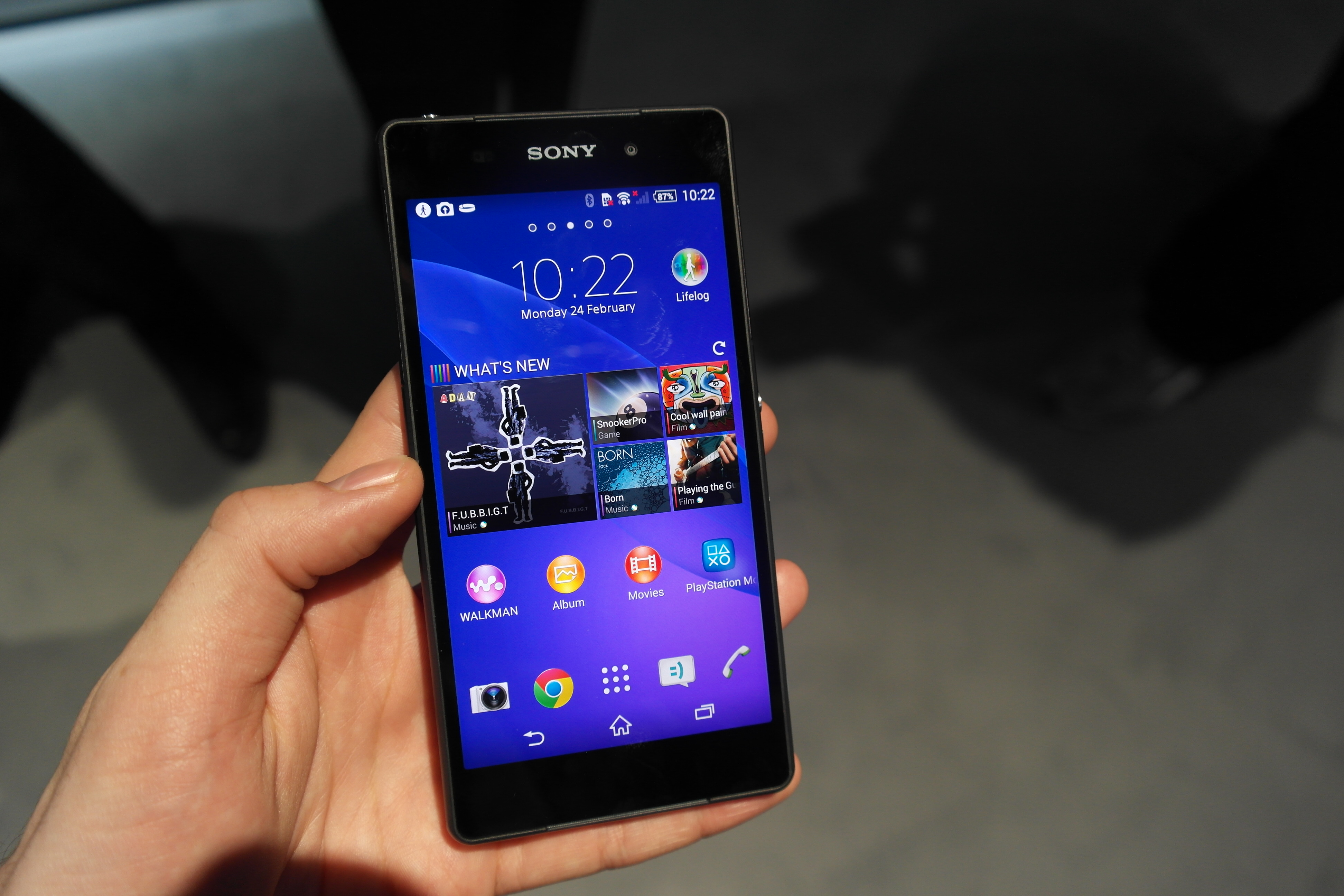 sony xperia z2 hands on